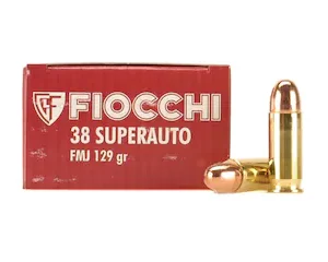 Buy Fiocchi Shooting Dynamics Ammunition 38 Super 129 Grain Full Metal Jacket Box of 50 Near Me