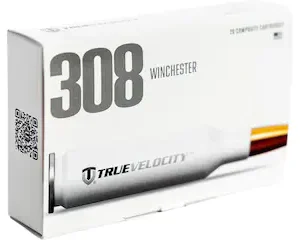 Buy True Velocity Ammunition 308 Winchester 168 Grain Nosler Custom Competition Hollow Point Boat Tail Composite Case Box of 20 Near Me