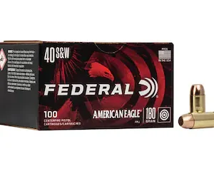 Buy Federal American Eagle Ammunition 40 S&W 180 Grain Full Metal Jacket Online