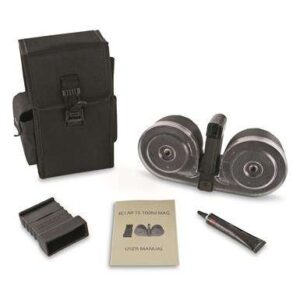 KCI AR-15 Drum Magazine, .223 Remington/5.56 NATO, 100 Rounds