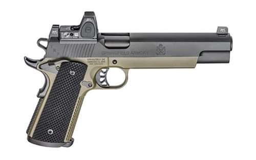Springfield 1911 Trp Operator, Rmr Sight 10Mm 6&Quot; Ss Barrel Long Slide Tritium Night Sights 8Rd Mag Hhh 1