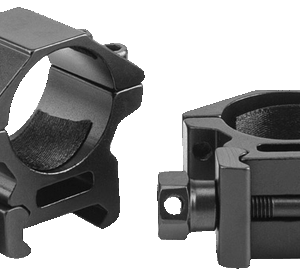 Riton Scope Ring Set Picatinny/Weaver Low 30mm Diameter 9mm High Matte Black